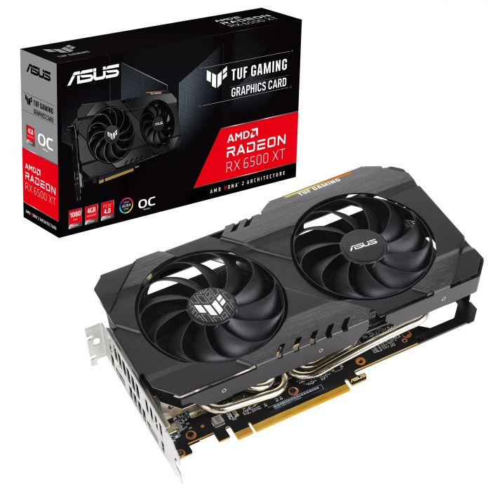 Відеокарта ASUS Radeon RX 6500 XT 4GB DDR6 OC TUF