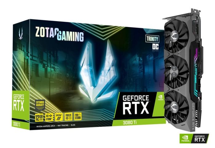 Відеокарта ZOTAC GeForce RTX 3080 Ti 12GB GDDR6X TRINITY OC