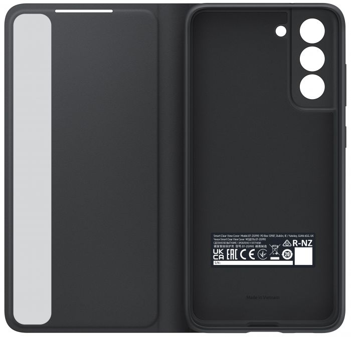 Чохол Samsung Clear View Cover для смартфону Galaxy S21 FE (G990) Dark Gray