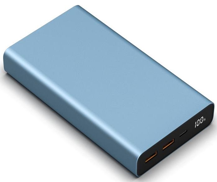 Портативний зарядний пристрій Power Bank 2E 20000mAh, PD100W, blue steel