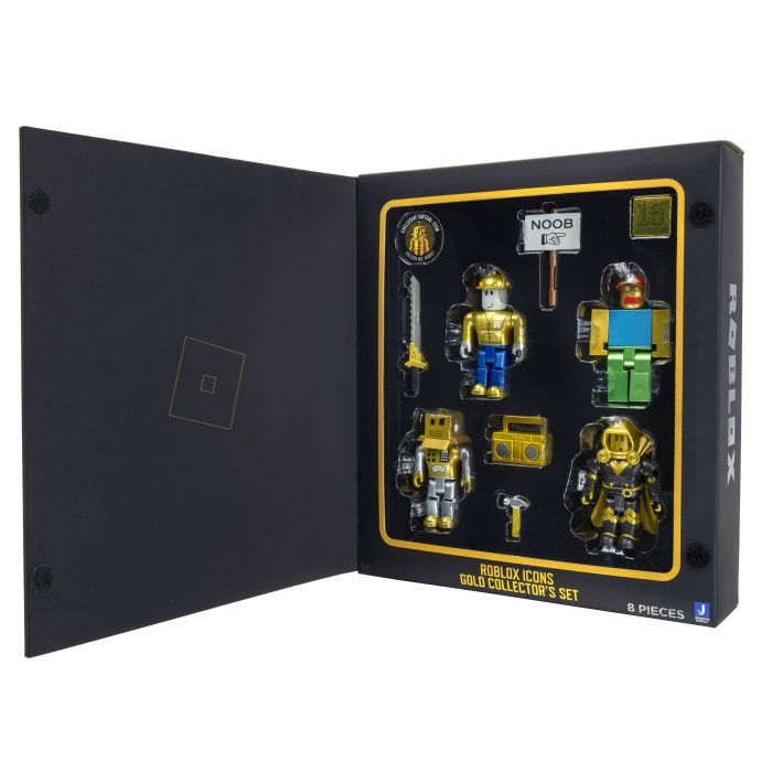 Ігровий набір Jazwares Roblox Four Figure Pack Roblox Icons - 15th Anniversary Gold Collector’s Set