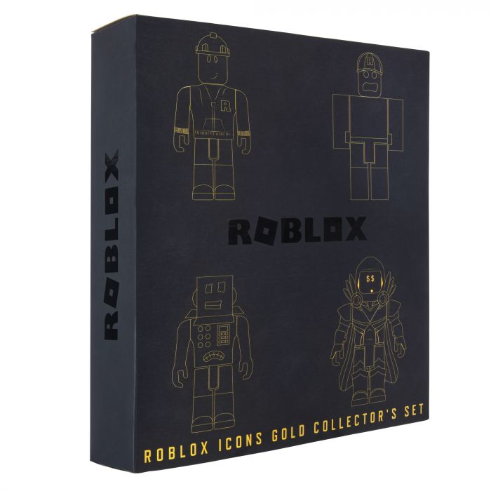 Ігровий набір Jazwares Roblox Four Figure Pack Roblox Icons - 15th Anniversary Gold Collector’s Set