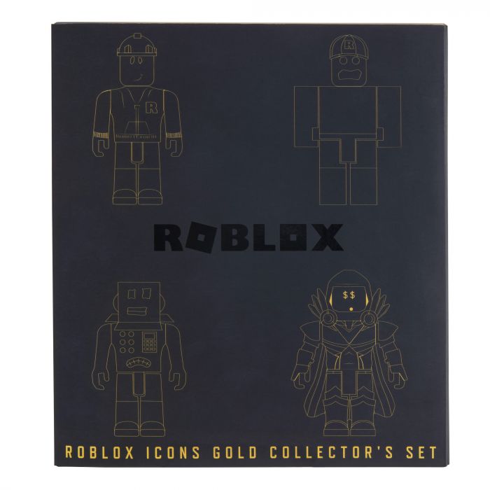 Ігровий набір Jazwares Roblox Four Figure Pack Roblox Icons - 15th Anniversary Gold Collector’s Set