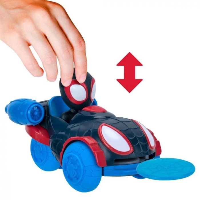 Машинка Spidey Little Vehicle Disc Dashers Miles Morales Майлз Моралес