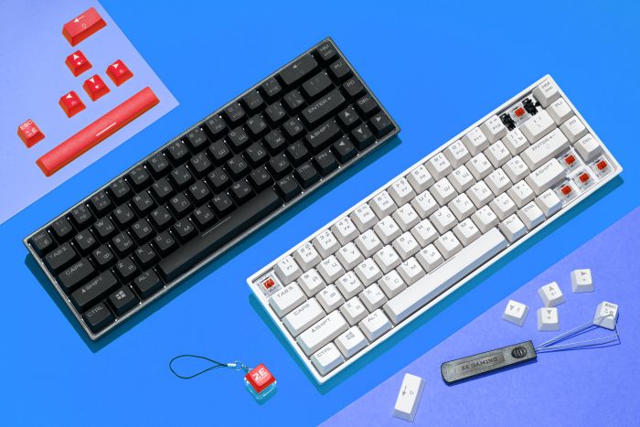 Клавіатура 2E GAMING KG370 RGB 68key Gateron Red Switch USB Black UKR