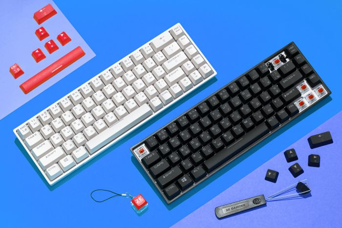 Клавіатура 2E GAMING KG370 RGB 68key Gateron Red Switch USB Black UKR