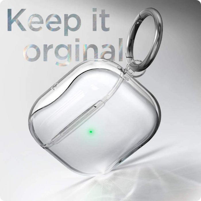 Чохол Spigen для Apple AirPods 3 Ultra Hybrid, Crystal Clear