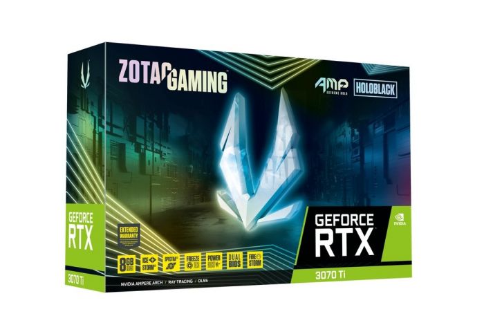 Відеокарта ZOTAC GeForce RTX 3070 Ti 8GB GDDR6X AMP Extreme Holo