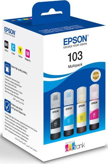 Контейнери з чорнилом Epson L31XX Multipack (C,M,Y,Bk)