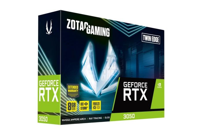 Відеокарта ZOTAC GeForce RTX 3050 8GB GDDR6 Twin Edge
