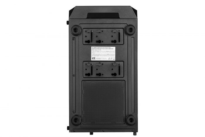 Корпус 2E GAMING HEXAGON (G338) MidT,2xUSB2.0,1xUSB3.0, 1x120+3x120ARGB ,скло (бічна панель),без БЖ,чорний