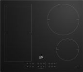 Варильна поверхня склокерамічна Beko HII64200FMT -індукція/60см/4конф/1 розш/слайдер/чорний