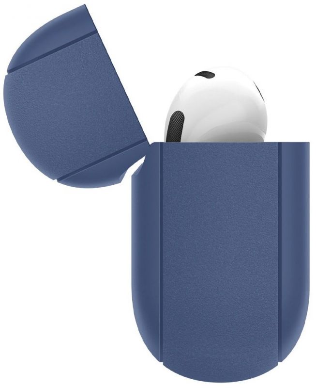 Чохол Spigen для Apple AirPods 3 Silicone Fit, Deep Blue