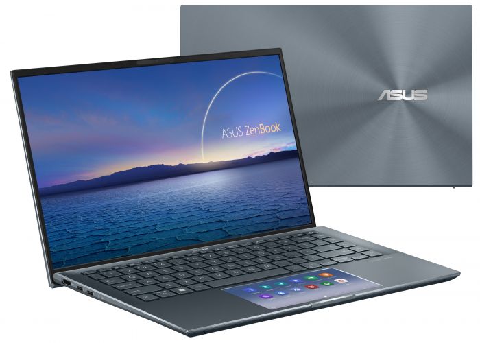 Ноутбук ASUS Zenbook 14 UX435EG-KK512R 14FHD IPS/Intel i7-1165G7/16/1024F/NVD450-2/W10P/Grey