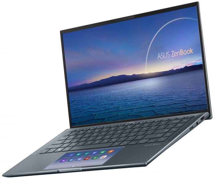 Ноутбук ASUS Zenbook 14 UX435EG-KK512R 14FHD IPS/Intel i7-1165G7/16/1024F/NVD450-2/W10P/Grey