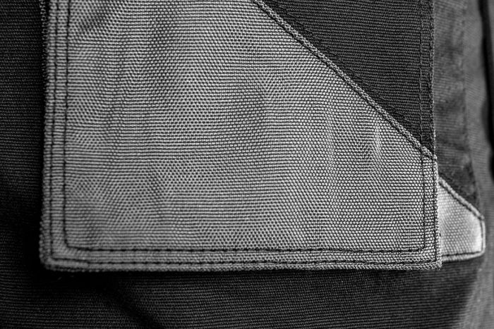 Куртка робоча NEO HD Slim, розмір M (50), 285 г/м2, еластан з посиленою тканиною Oxford, світлоповертаючі елементи, високий комір, еластичні манжети, багатофункціональні кишені, чорно-сіра