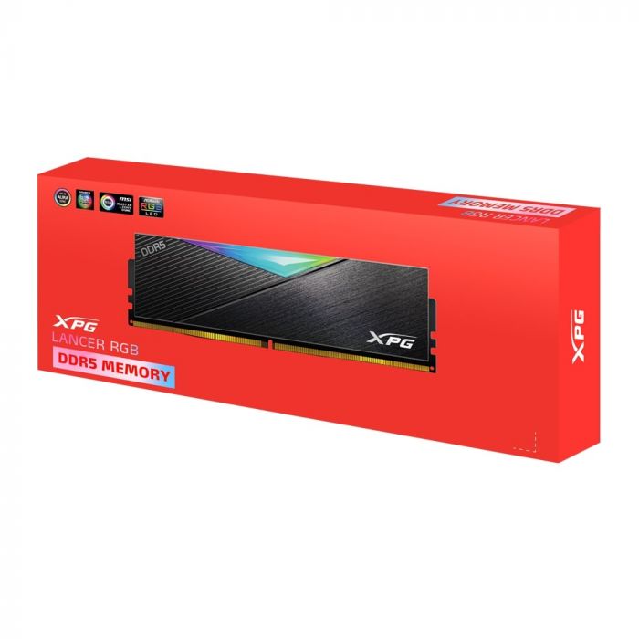 Пам'ять ПК ADATA DDR5 32GB KIT (16GBx2) 5200 RGB