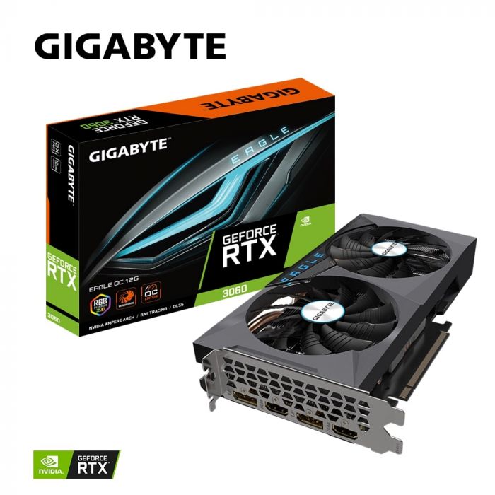 Відеокарта GIGABYTE GeForce RTX 3060 12GB GDDR6 EAGLE OC
