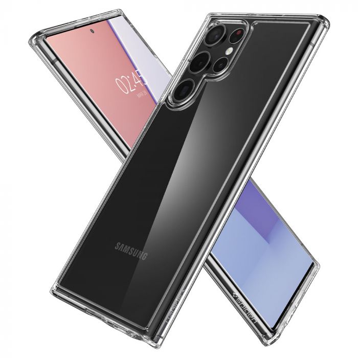 Чохол Spigen для Samsung Galaxy S22 Ultra Ultra Hybrid, Crystal Clear