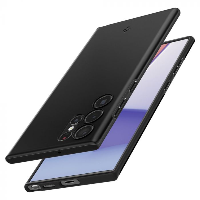 Чохол Spigen для Samsung Galaxy S22 Ultra Thin Fit, Black