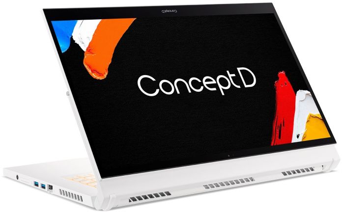 Ноутбук Acer ConceptD 3 CC315-72P 15.6FHD IPS Touch/Intel i7-10750H/16/1024F/NVD T1000-4/W10P/White