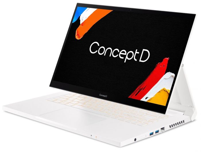 Ноутбук Acer ConceptD 3 CC315-72P 15.6FHD IPS Touch/Intel i7-10750H/16/1024F/NVD T1000-4/W10P/White