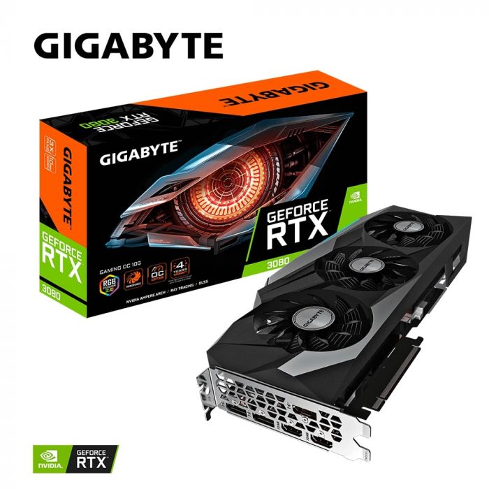 Відеокарта GIGABYTE GeForce RTX3080 10GB GDDR6 GAMING OC LHR