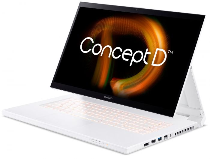 Ноутбук Acer ConceptD 7 CC715-72P 15.6UHD Touch/Intel i7-11800H/32/2048F/NVD A3000-6/W11P/White