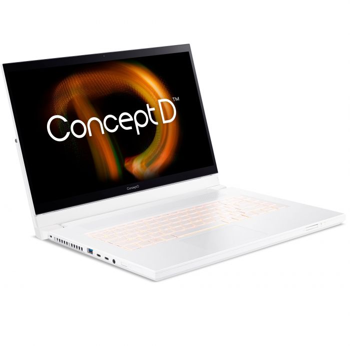 Ноутбук Acer ConceptD 7 CC715-72P 15.6UHD Touch/Intel i7-11800H/32/2048F/NVD A3000-6/W11P/White