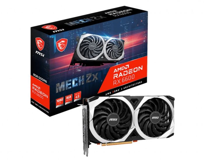 Вiдеокарта MSI Radeon RX 6600 8GB DDR6 MECH