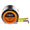 Рулетка NEO, компактна, сталева стрічка, 3 м x 25 мм, з фіксатором selflock, магніт