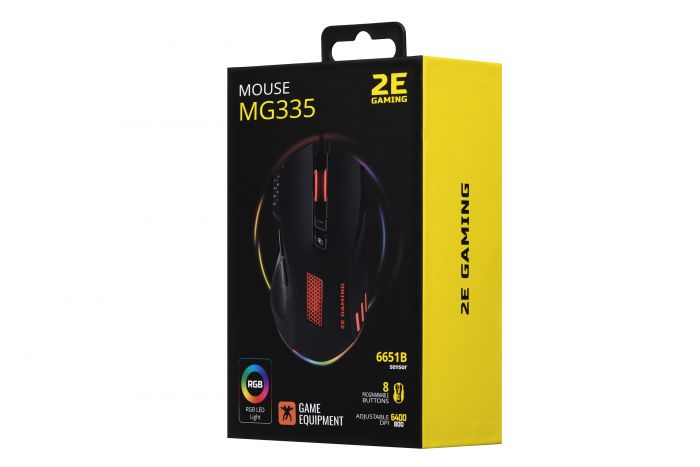 Миша 2E GAMING MG335 RGB USB Black