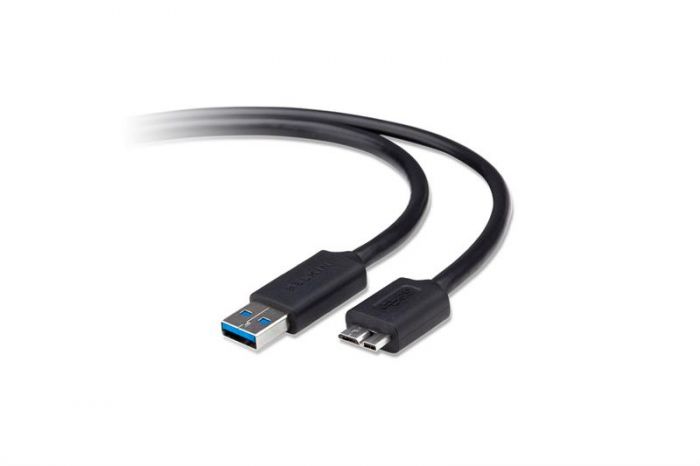 Кабель Belkin USB-A - Micro-B 5Gbps, 0.9m, black