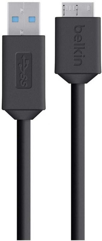 Кабель Belkin USB-A - Micro-B 5Gbps, 0.9m, black