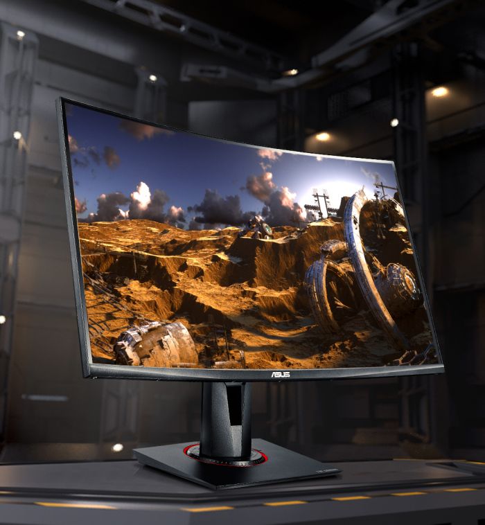 ASUS Монітор LCD 27" TUF Gaming VG27WQ 2xHDMI, DP, MM, VA, 2560x1440, CURVED, 165Hz, 1ms, HDR400, FreeSync