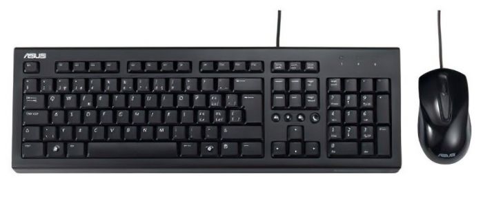 Комплект ASUS U2000 (Keyboard+Mouse) Black