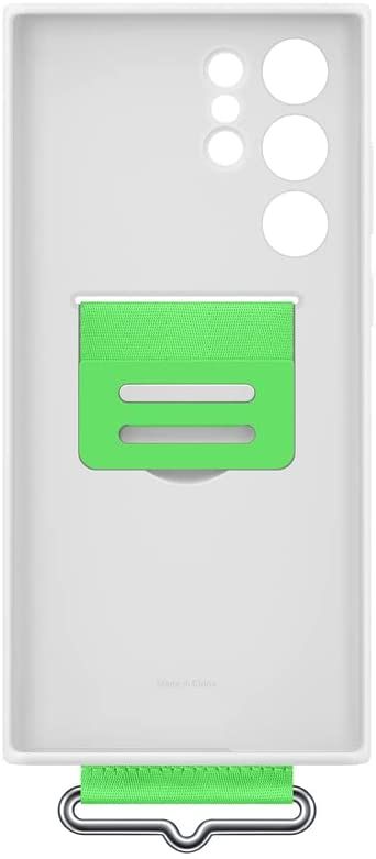 Чохол Samsung Silicone with Strap Cover для смартфону Galaxy S22 (S901) White
