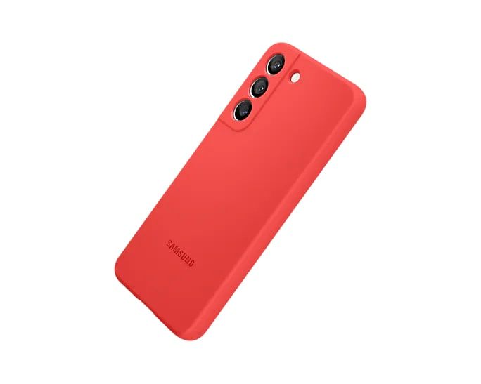 Чохол Samsung Silicone Cover для смартфону Galaxy S22 (S901) Glow Red