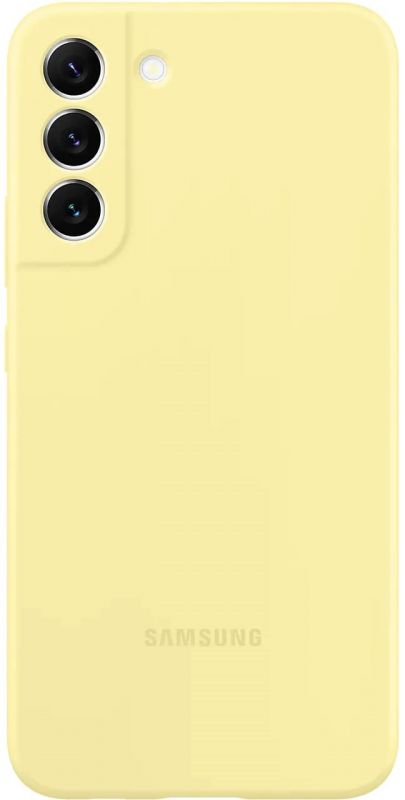 Чохол Samsung Silicone Cover для смартфону Galaxy S22+ (S906) Butter Yellow