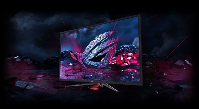 Монітор LCD 42.5" Asus ROG Strix XG438QR 3xHDMI, DP, 2xUSB, MM, VA, 3840x2160, 120Hz, 1ms, FreeSync, HDR600