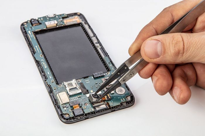Пінцет NEO, для ремонту смартфонів, нержавіюча сталь, 2 парисменних наконечників