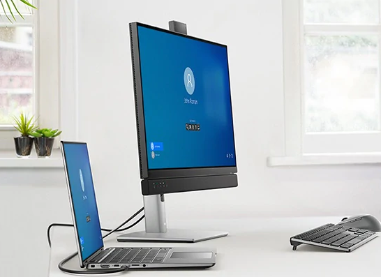 Монітор LCD 23.8" DELL C2422HE D-Sub, DP, HDMI, USB-C, RJ-45, MM, IPS, Pivot, Cam