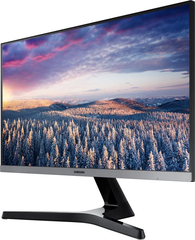 Монітор LCD 23.8" Samsung S24R350F, D-Sub, HDMI, ІPS, HP, 1920x1080, 75Hz, 5ms, Dark Blue Gray