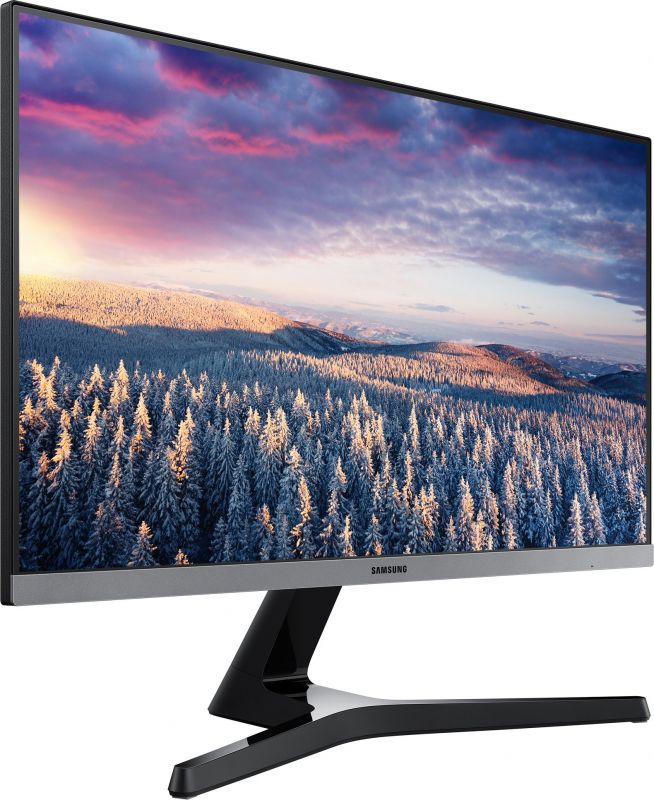 Монітор LCD 23.8" Samsung S24R350F, D-Sub, HDMI, ІPS, HP, 1920x1080, 75Hz, 5ms, Dark Blue Gray