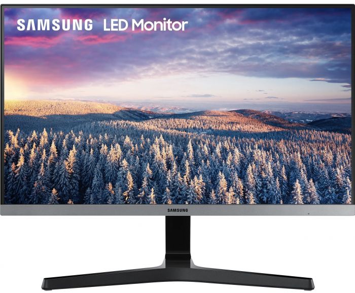 Монітор LCD 23.8" Samsung S24R350F, D-Sub, HDMI, ІPS, HP, 1920x1080, 75Hz, 5ms, Dark Blue Gray