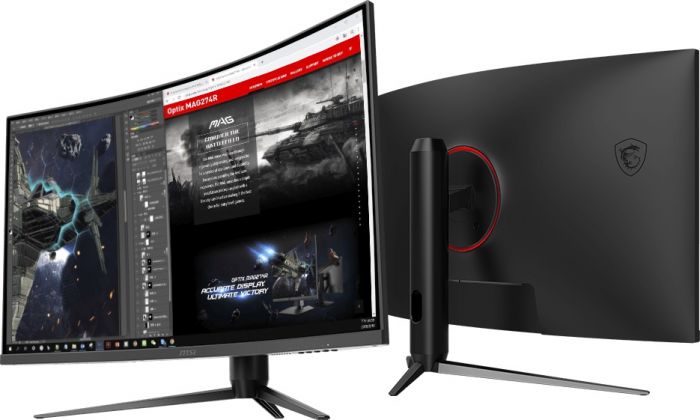 Монітор LCD 31.5" MSI Optix G321CQP, 2xHDMI, DP, Audio, VA, 2560x1440, 165Hz, 1ms, 85%DCI-P3, CURVED, FreeSync