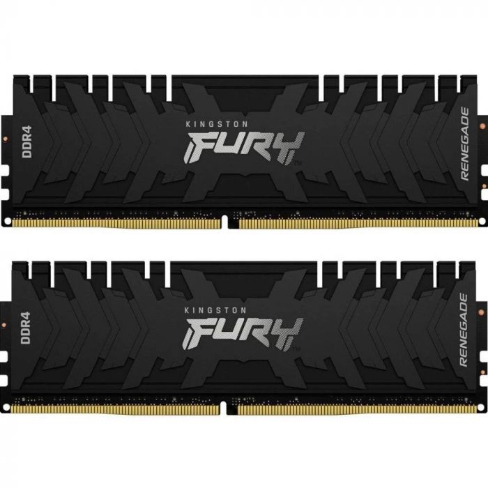 Пам'ять ПК Kingston DDR4 16GB KIT (8GBx2) 3200 FURY Renegade Black