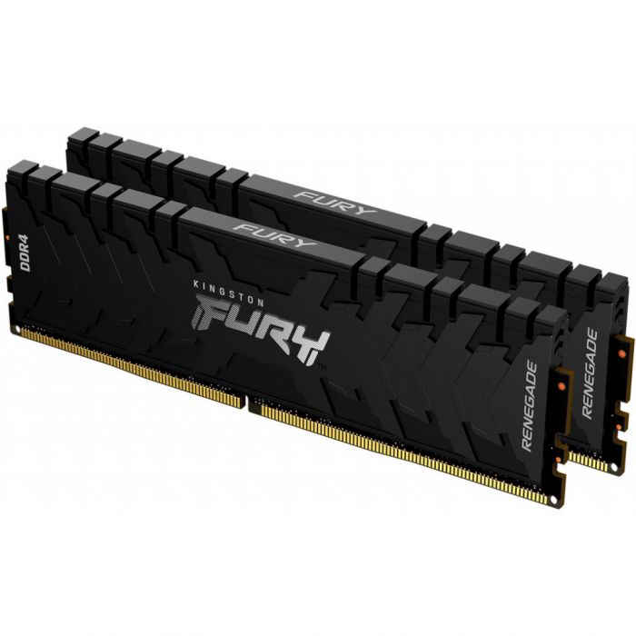 Пам'ять ПК Kingston DDR4 64GB KIT (32GBx2) 3200 FURY Renegade Black