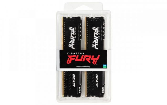 Пам'ять ПК Kingston DDR4 32GB KIT (16GBx2) 3600 FURY Beast