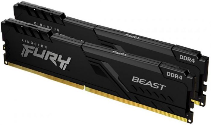 Пам'ять ПК Kingston DDR4 32GB KIT (16GBx2) 3600 FURY Beast